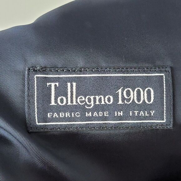 J Crew Tollegno 1900 Ludlow Blazer Mens 42R Blue Single Breasted Sports Jacket - Picture 8 of 16